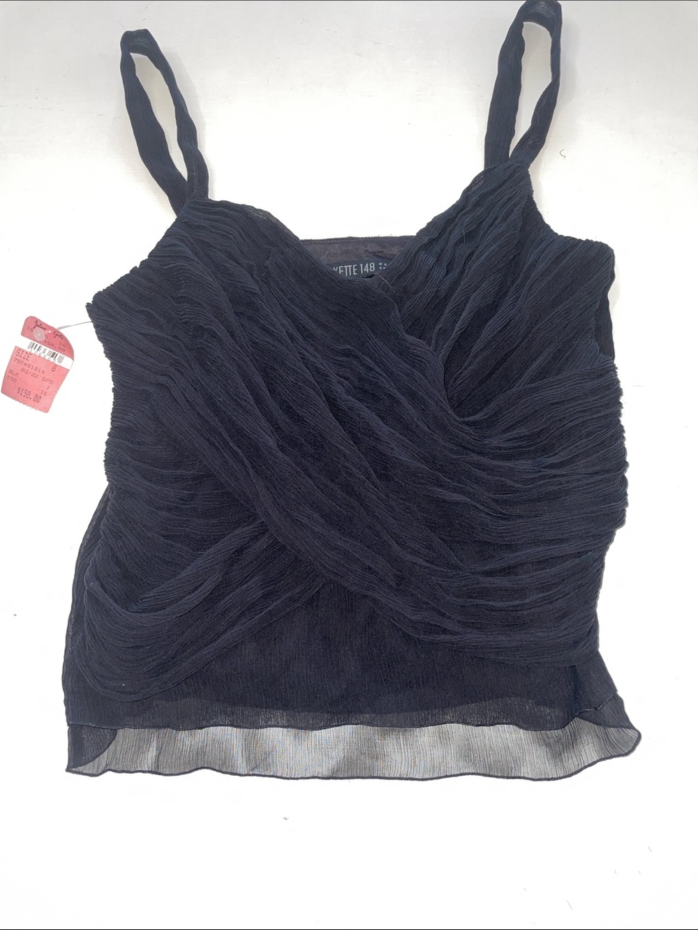 NWT Lafayette 148 tank 100% silk size 8
